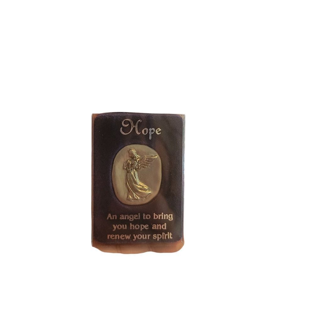 Russ Angel Plaque with Silver Accents